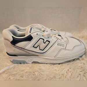 New Balance 550 White and Mint Green Blue Sneakers NWT Mens size 10& 9.5
